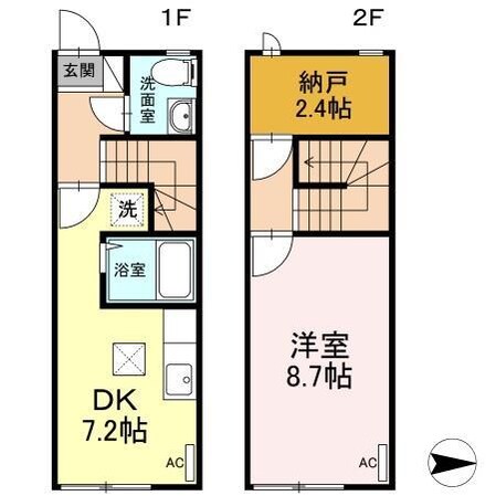 Ｒｉｖｅｒ Ｖｉｌｌａｇｅ(リバービレッジ)の物件間取画像